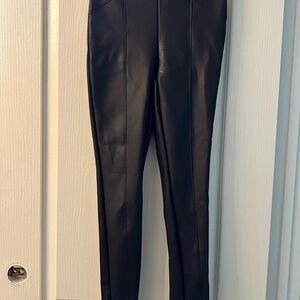 Express Black Faux Leather Pants